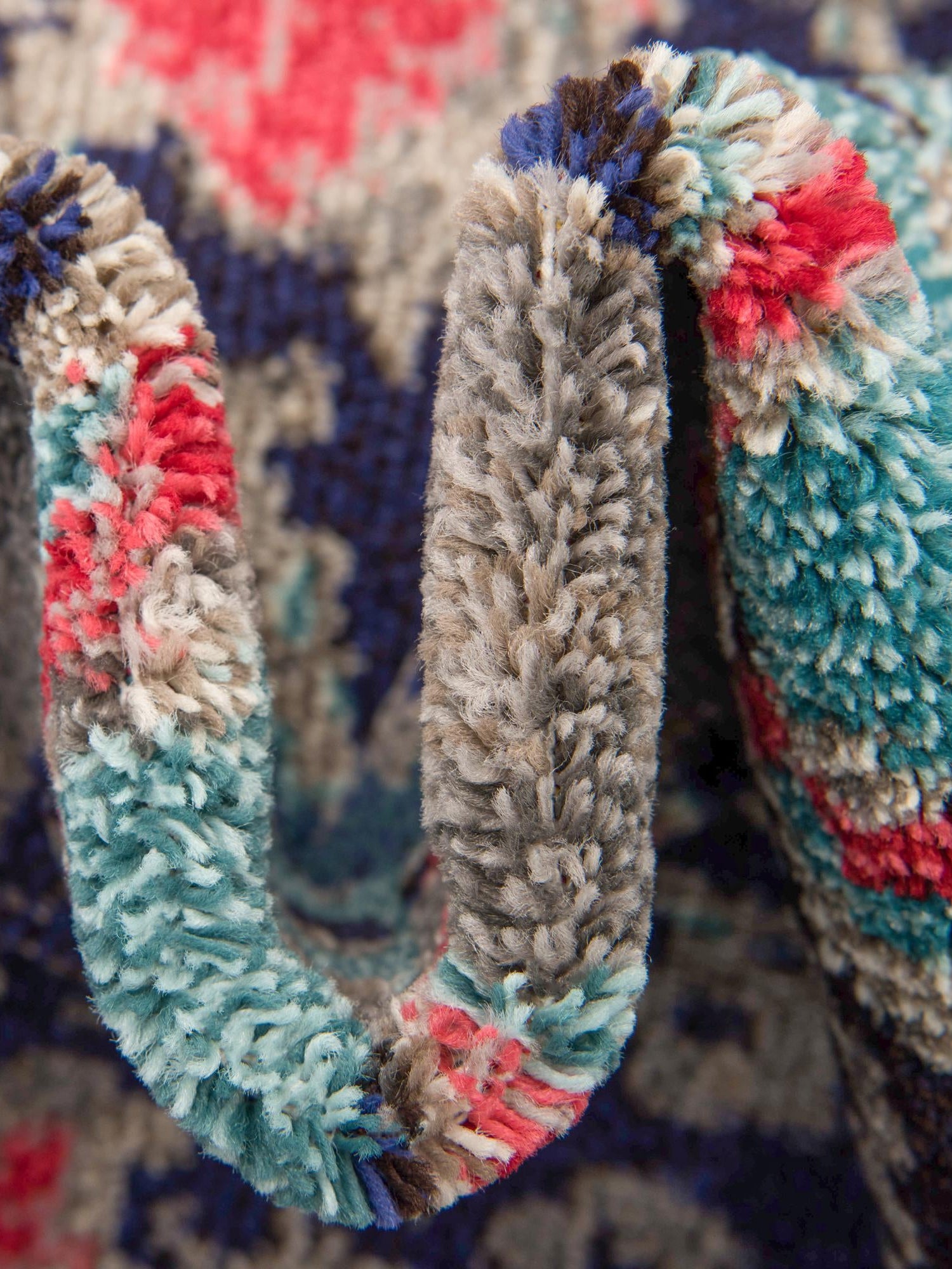 Navy Blue 8' x 8' Sedona Round Area Rug