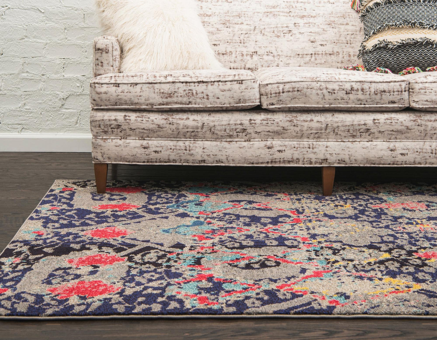 Navy Blue 3' 3 x 5' 3 Sedona Rectangle Area Rug