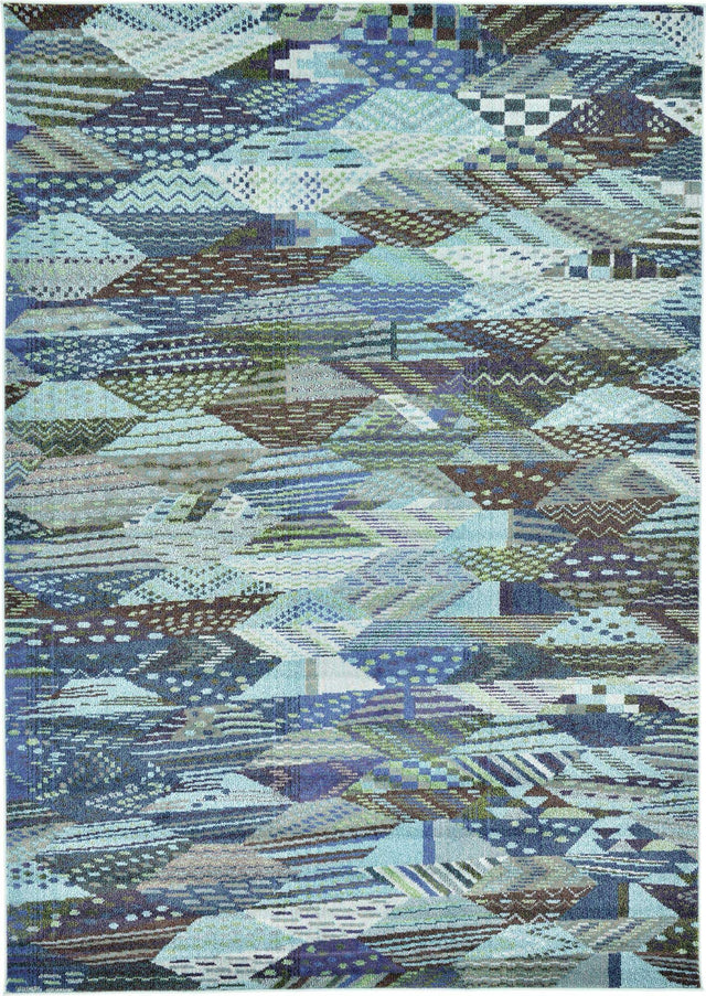 Blue 7' 1 x 10' Sedona Rectangle Area Rug