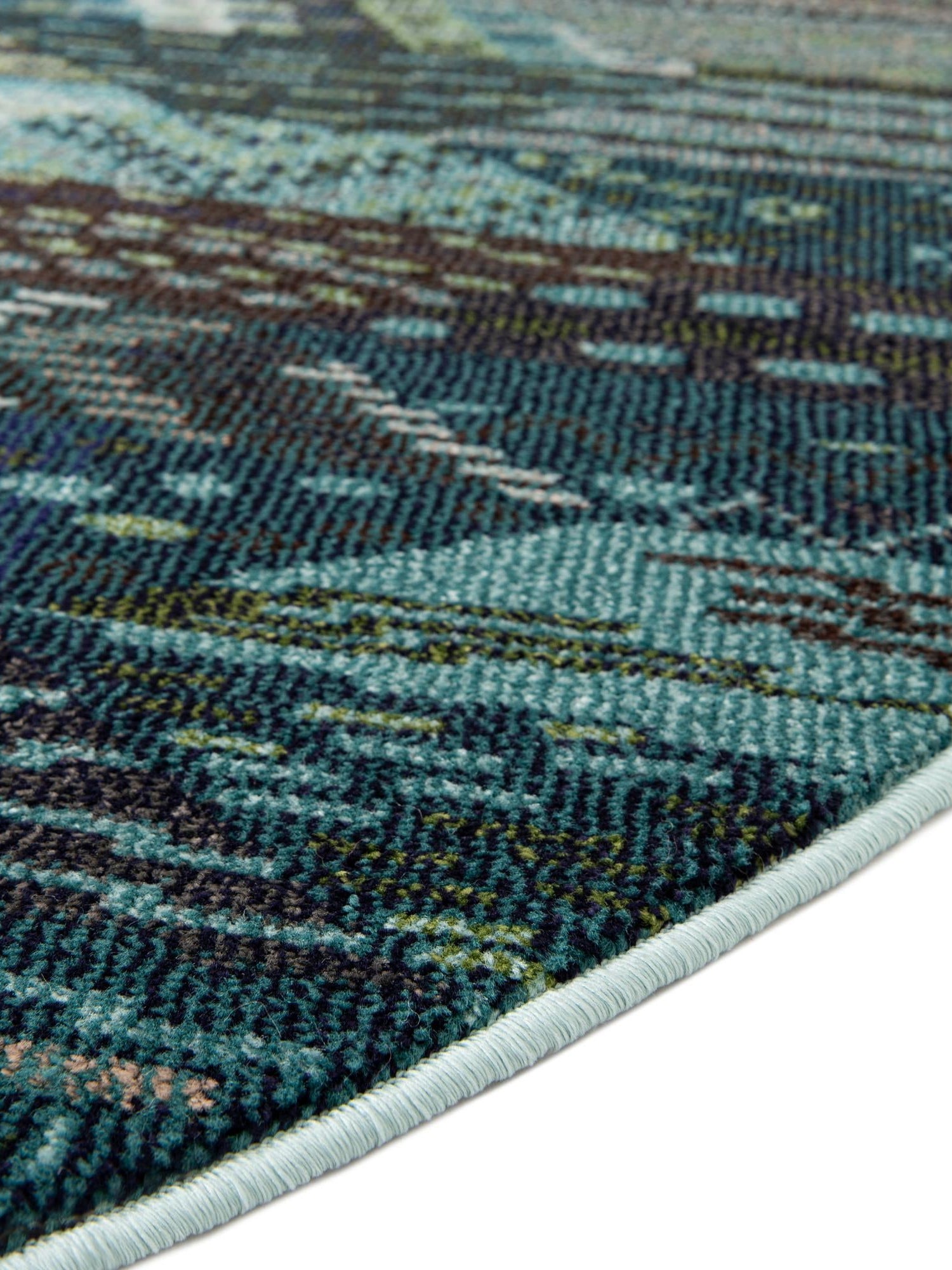 Blue 8' x 8' Sedona Round Area Rug