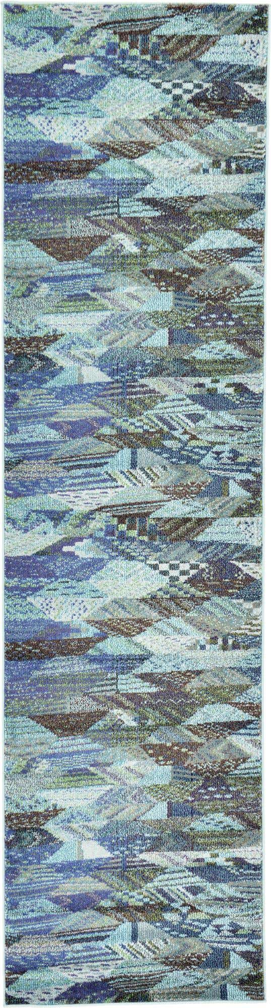 Blue 2' 7 x 10' Sedona Runner Area Rug