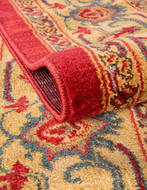 Red 10' 6 x 16' 5 Sahand Rectangle Area Rug Affordable Easy Clean Traditional Design Durable Carpet for Home Interior Design Living Room Dining Office for Sale at Rug Engine