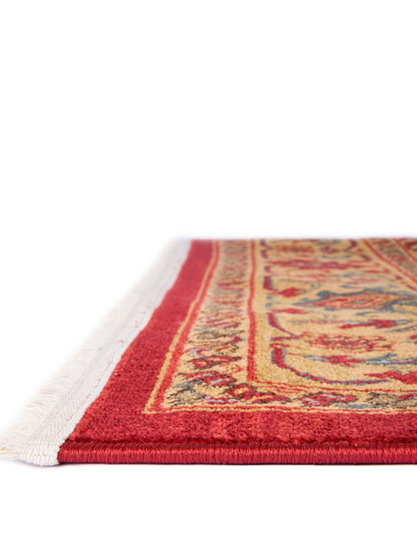 Red 10' x 13' 1 Sahand Rectangle Area Rug Affordable Easy Clean Traditional Design Durable Carpet for Home Interior Design Living Room Dining Office for Sale at Rug Engine