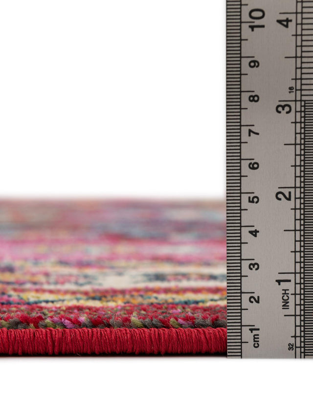 Multicolor 6' 1 x 6' 1 Medici Round Rug