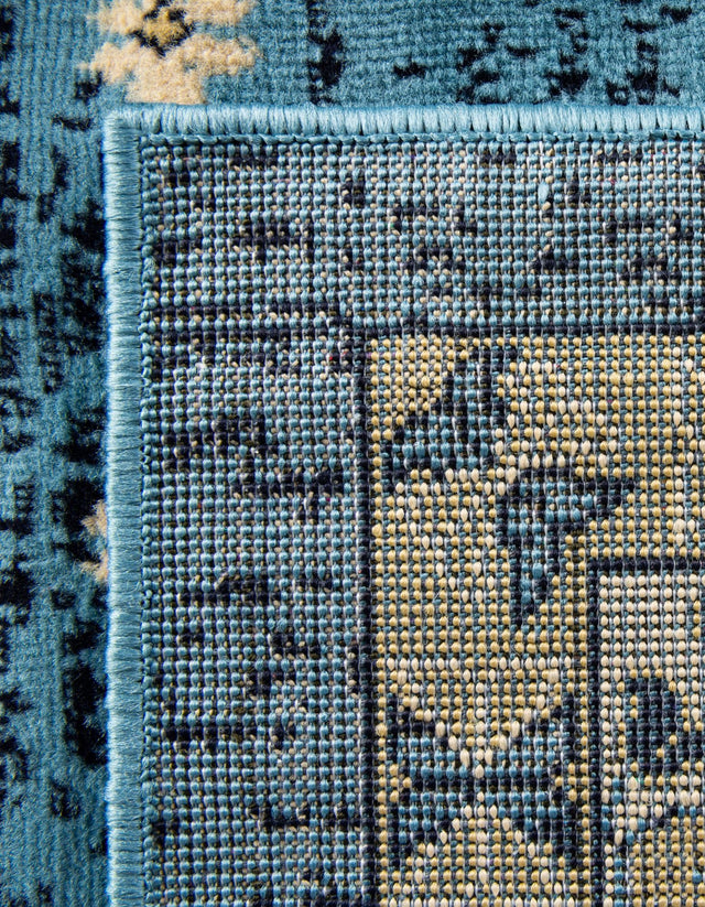 Light Blue 4' 1 x 6' 1 Taftan Rectangle Area Rug