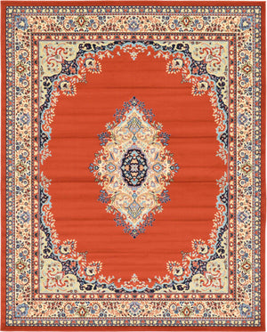 Terracotta 8' x 10' Reza Rectangle Rug