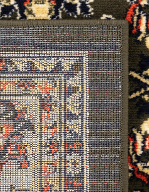 Green 5' 3 x 8' Sialk Hill Rectangle Area Rug 100% Polypropylene Durable Easy Clean Classic Traditional Design Carpet for Interior Design for Sale at Rug Engine