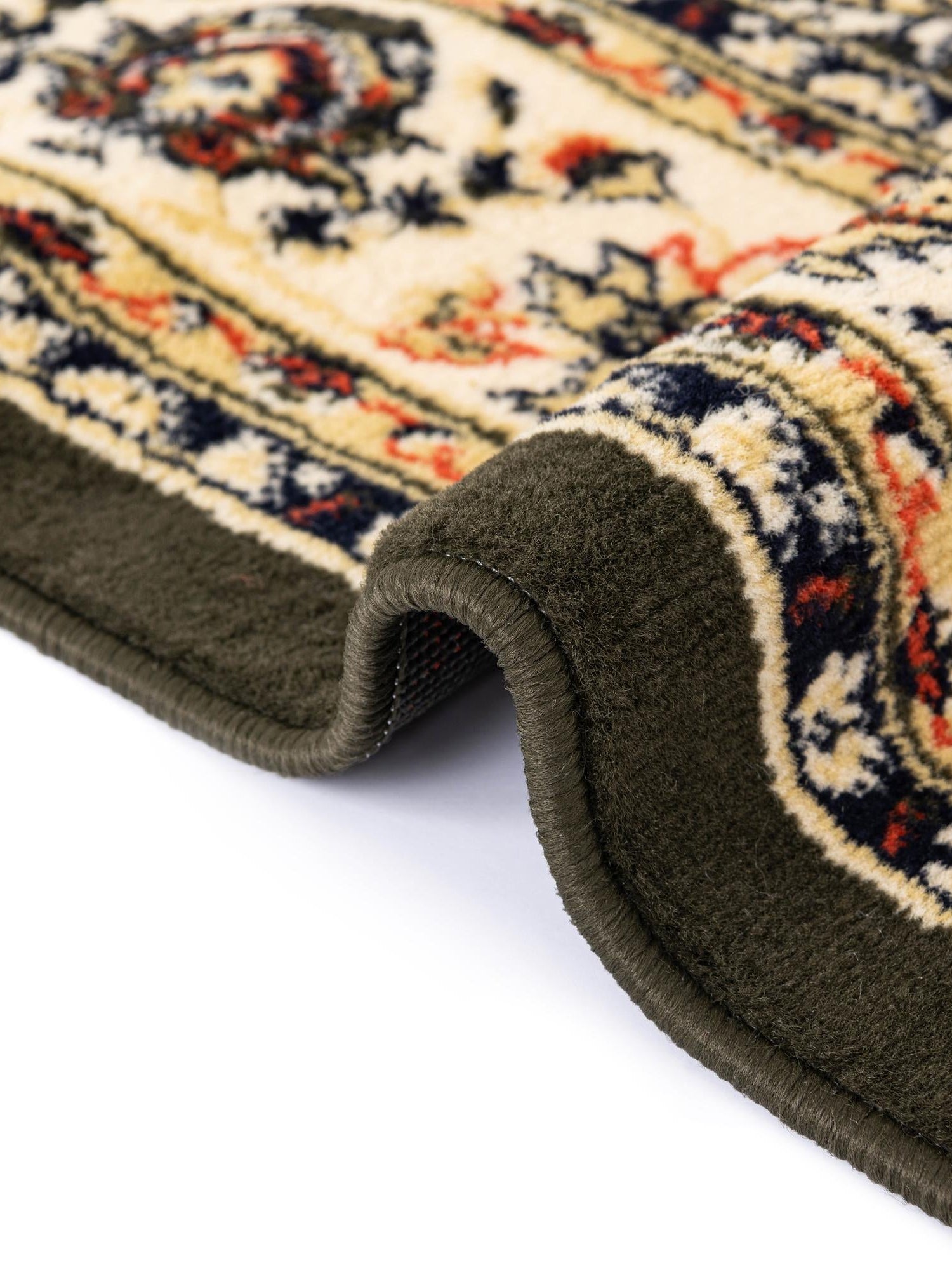 Green 5' 3 x 8' Sialk Hill Rectangle Area Rug 100% Polypropylene Durable Easy Clean Classic Traditional Design Carpet for Interior Design for Sale at Rug Engine