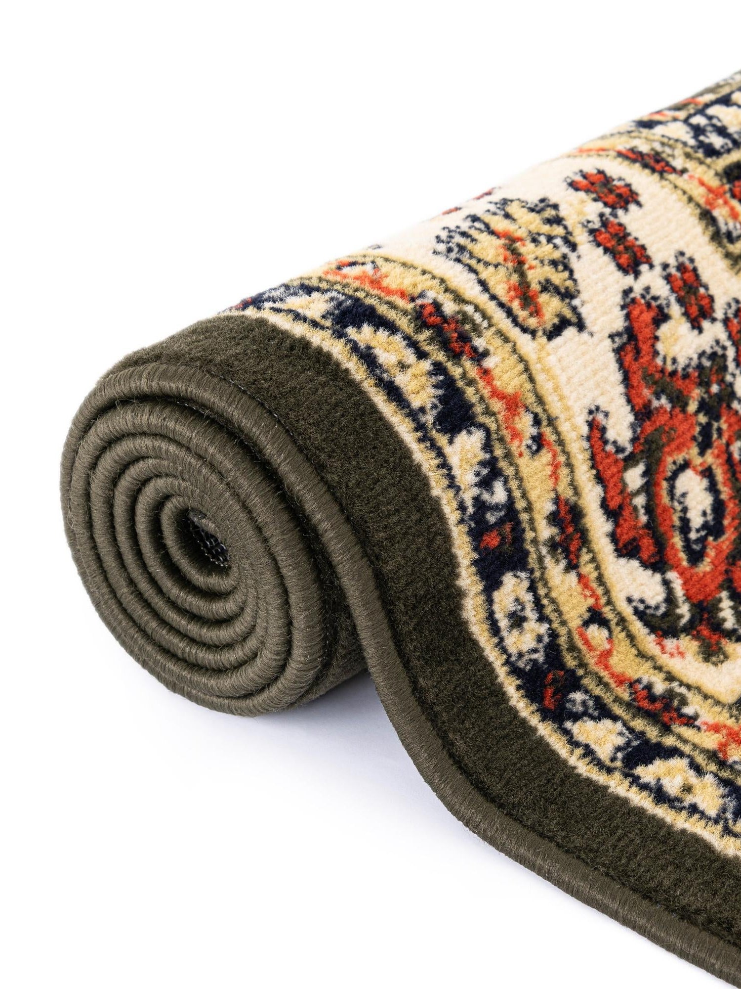 Green 5' 3 x 8' Sialk Hill Rectangle Area Rug 100% Polypropylene Durable Easy Clean Classic Traditional Design Carpet for Interior Design for Sale at Rug Engine