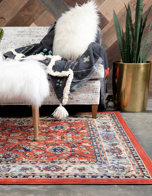 Terracotta 7' 1 x 10' Sialk Hill Rectangle Rug