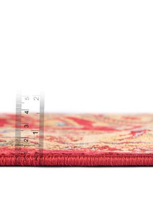 Red 6' x 6' Sahand Round Rug