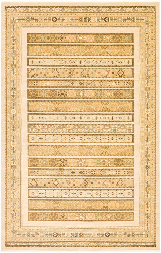 Ivory 10' 6 x 16' 5 Fars Rectangle Area Rug 100% Polypropylene Unique Traditional Carpet for Classical Living, Dining Room & Office Spaces for Sale at Rug Engine