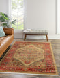 Tan 10' x 13' 1 Sahand Rectangle Area Rug Affordable Easy Clean Traditional Design Durable Carpet for Home Interior Design Living Room Dining Office for Sale at Rug Engine