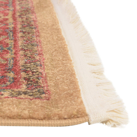Tan 2' x 3' 1 Sahand Rectangle Area Rug Affordable Easy Clean Traditional Design Durable Carpet for Home Interior Design Living Room Dining Office for Sale at Rug Engine