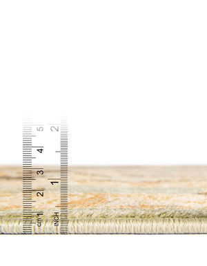 Light Green 8' x 8' Edinburgh Round Area Rug 100% Polypropylene Easy Clean With Cotton Backing Traditional Classic Design Carpet for Living, Dining Room, Office for Sale at Rug Engine