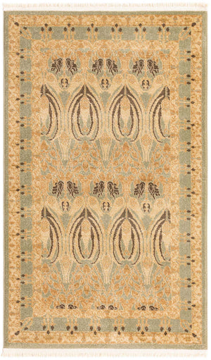 Light Green 3' 3 x 5' 3 Edinburgh Rectangle Rug