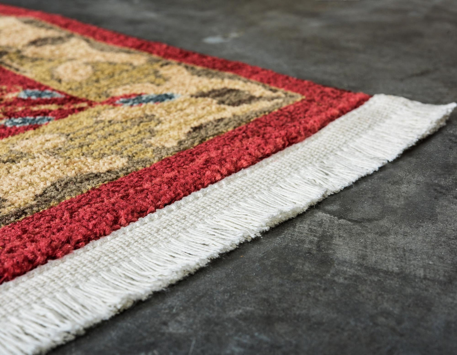 Red 7' 1 x 10' Edinburgh Rectangle Area Rug 100% Polypropylene Easy Clean With Cotton Backing Traditional Classic Design Carpet for Living, Dining Room, Office for Sale at Rug Engine