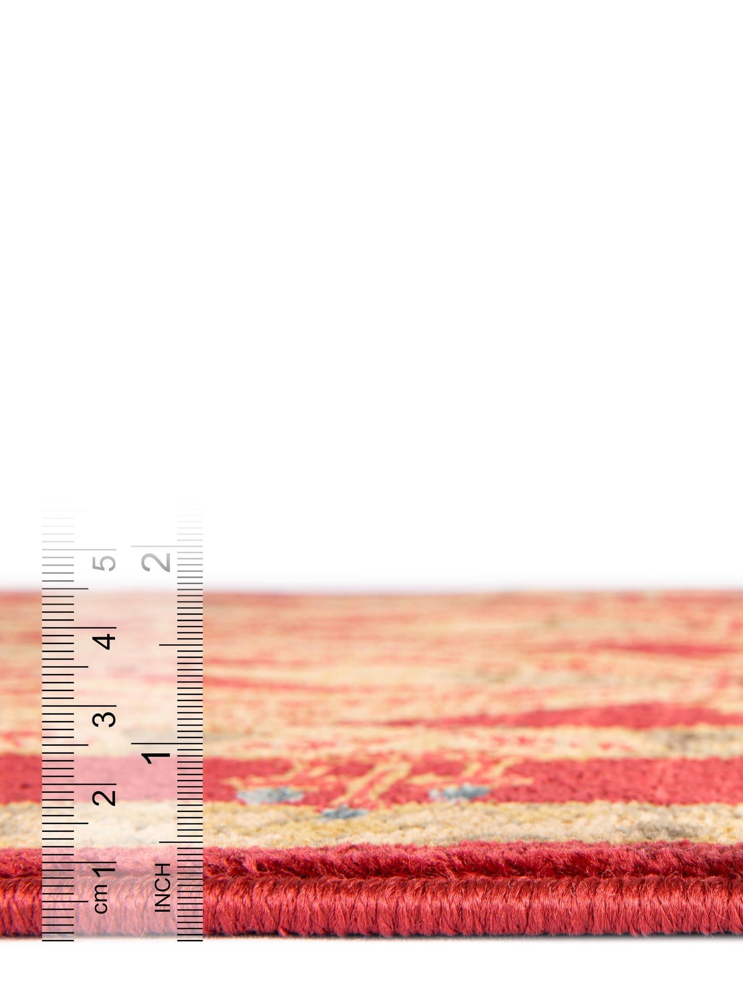 Red 7' 1 x 10' Edinburgh Rectangle Area Rug 100% Polypropylene Easy Clean With Cotton Backing Traditional Classic Design Carpet for Living, Dining Room, Office for Sale at Rug Engine