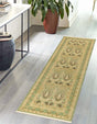 Light Green 2' 7 x 10' Edinburgh Runner Area Rug 100% Polypropylene Easy Clean With Cotton Backing Traditional Classic Design Carpet for Living, Dining Room, Office for Sale at Rug Engine