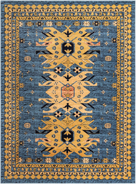 Light Blue 10' x 13' 1 Taftan Rectangle Area Rug