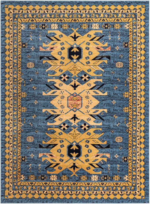Light Blue 10' x 13' 1 Taftan Rectangle Area Rug