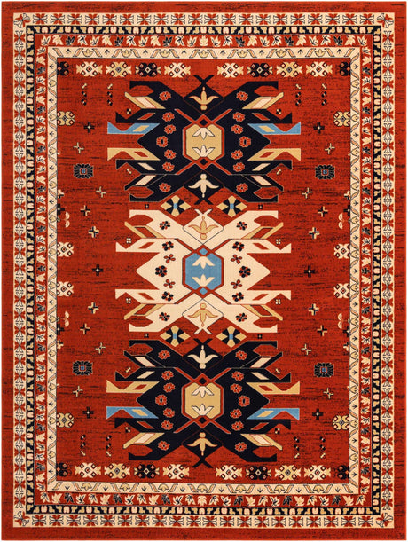 Terracotta 10' x 13' 1 Taftan Rectangle Area Rug
