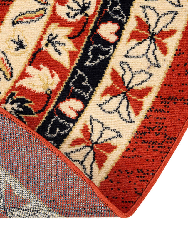 Terracotta 7' 10 x 7' 10 Taftan Round Area Rug