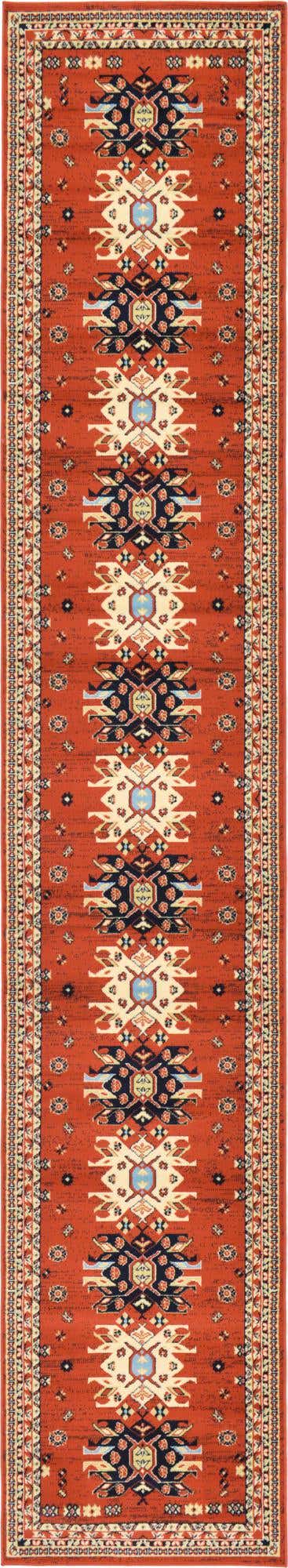 Terracotta 3' 1 x 16' 5 Taftan Runner Area Rug