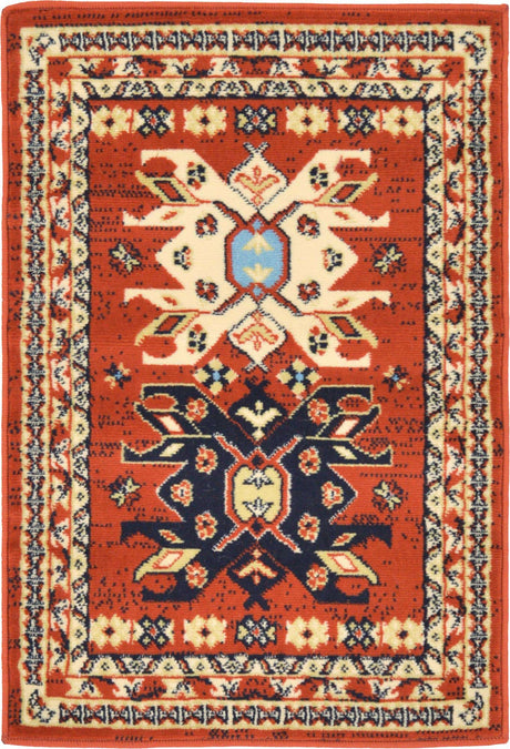 Terracotta 2' x 3' 1 Taftan Rectangle Area Rug