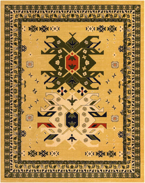 Cream 7' 10 x 10' Taftan Rectangle Area Rug