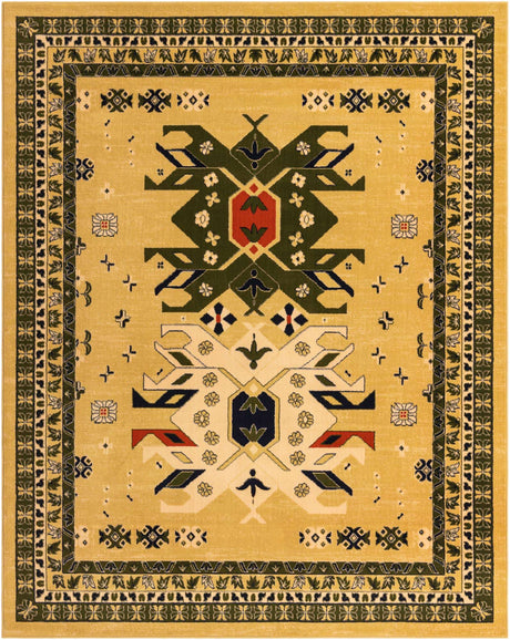 Cream 7' 10 x 10' Taftan Rectangle Area Rug