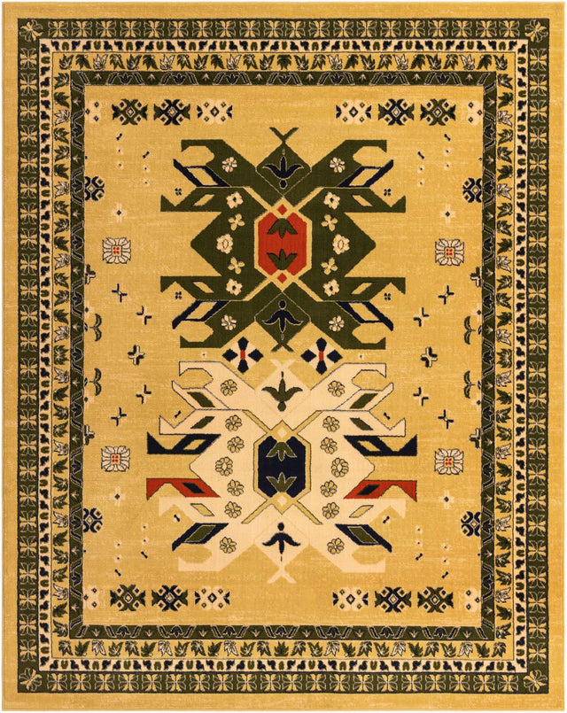 Cream 7' 10 x 10' Taftan Rectangle Area Rug