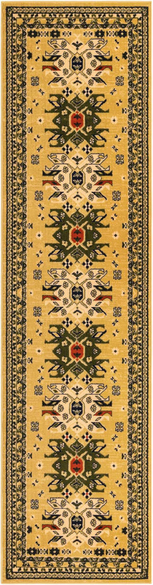Cream 2' 7 x 10' Taftan Runner Area Rug