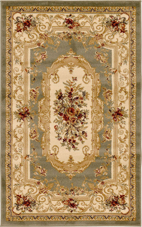 Green 3' 1 x 5' 3 Versailles Rectangle Area Rug