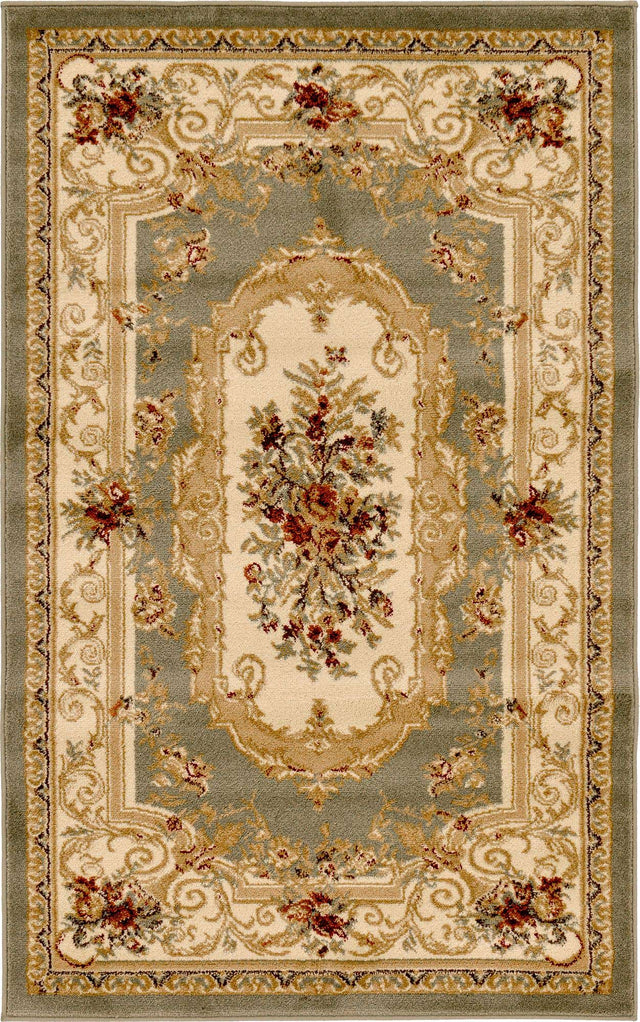 Green 3' 1 x 5' 3 Versailles Rectangle Area Rug