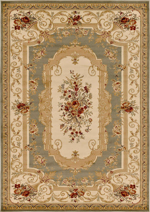 Green 7' 1 x 10' Versailles Rectangle Area Rug