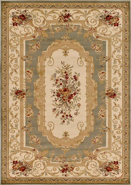 Green 7' 1 x 10' Versailles Rectangle Area Rug