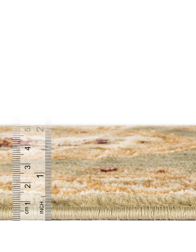 Green 7' 1 x 7' 1 Versailles Round Area Rug