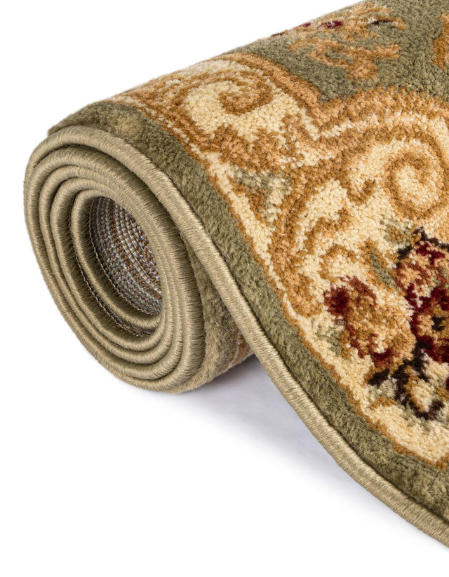 Green 6' 1 x 9' Versailles Rectangle Area Rug