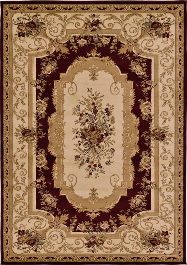 Red 7' 1 x 10' Versailles Rectangle Area Rug