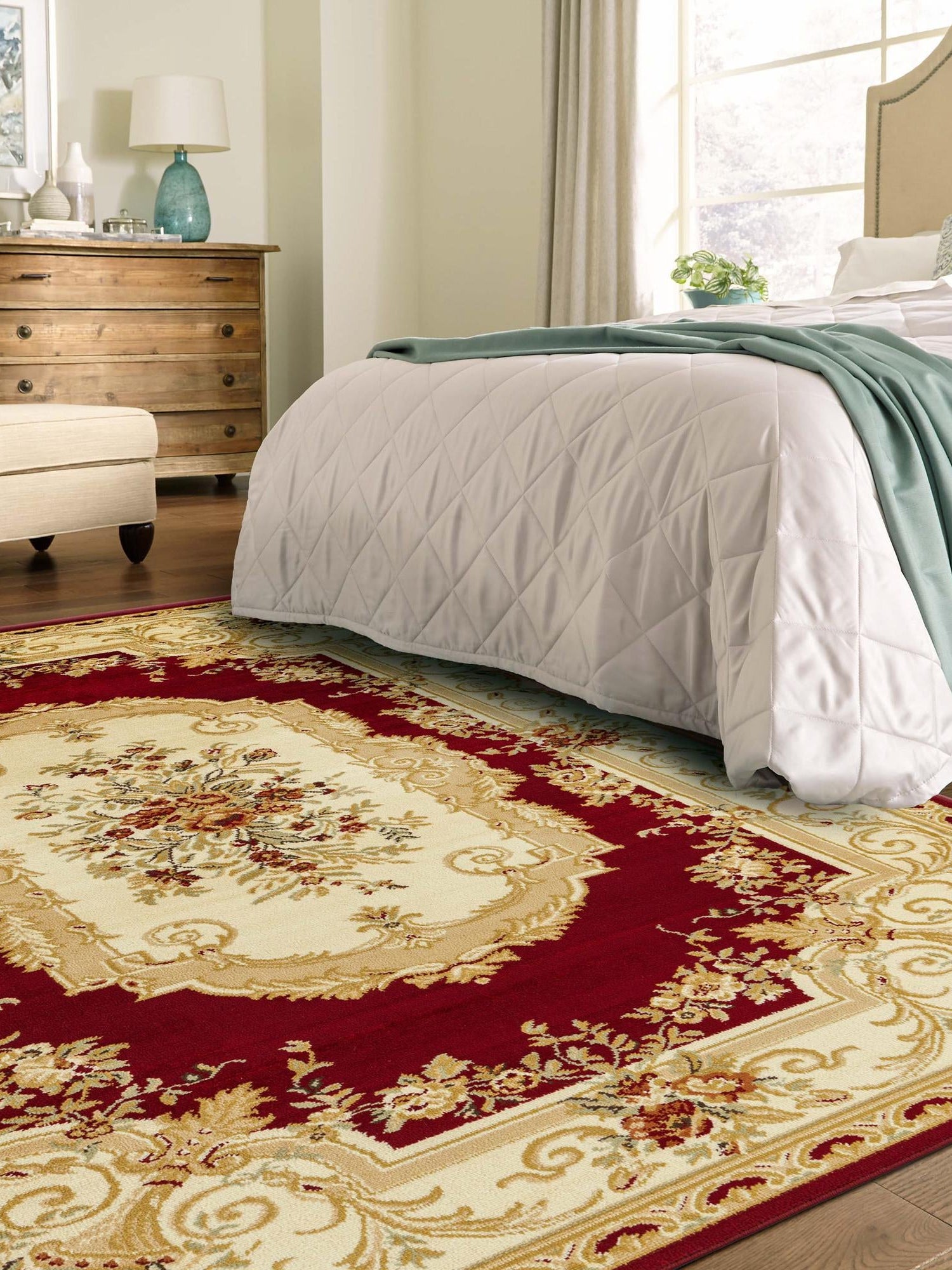Red 7' 10 x 10' Versailles Rectangle Area Rug