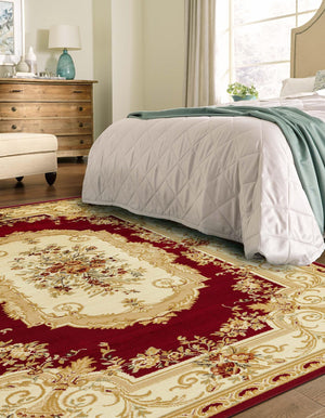Red 4' 1 x 6' 1 Versailles Rectangle Area Rug