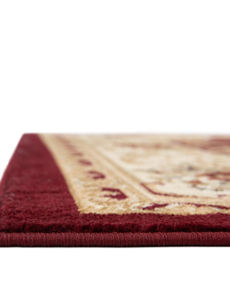 Red 5' 3 x 8' Versailles Rectangle Area Rug Classic Traditional Motif Indoor Carpet for Hallways, Dining Rooms, Bedrooms, Living Room, Office for Sale at Rug Engine