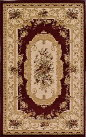 Red 5' 3 x 8' Versailles Rectangle Area Rug
