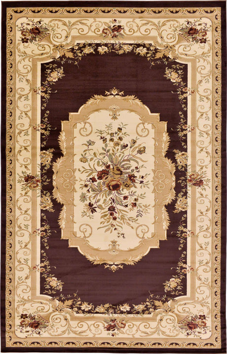 Brown 10' 6 x 16' 5 Versailles Rectangle Area Rug