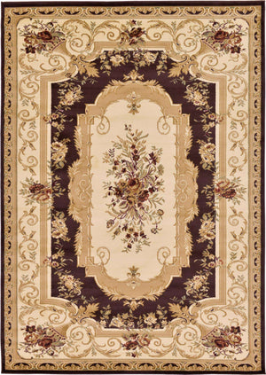 Brown 7' 1 x 10' Versailles Rectangle Area Rug