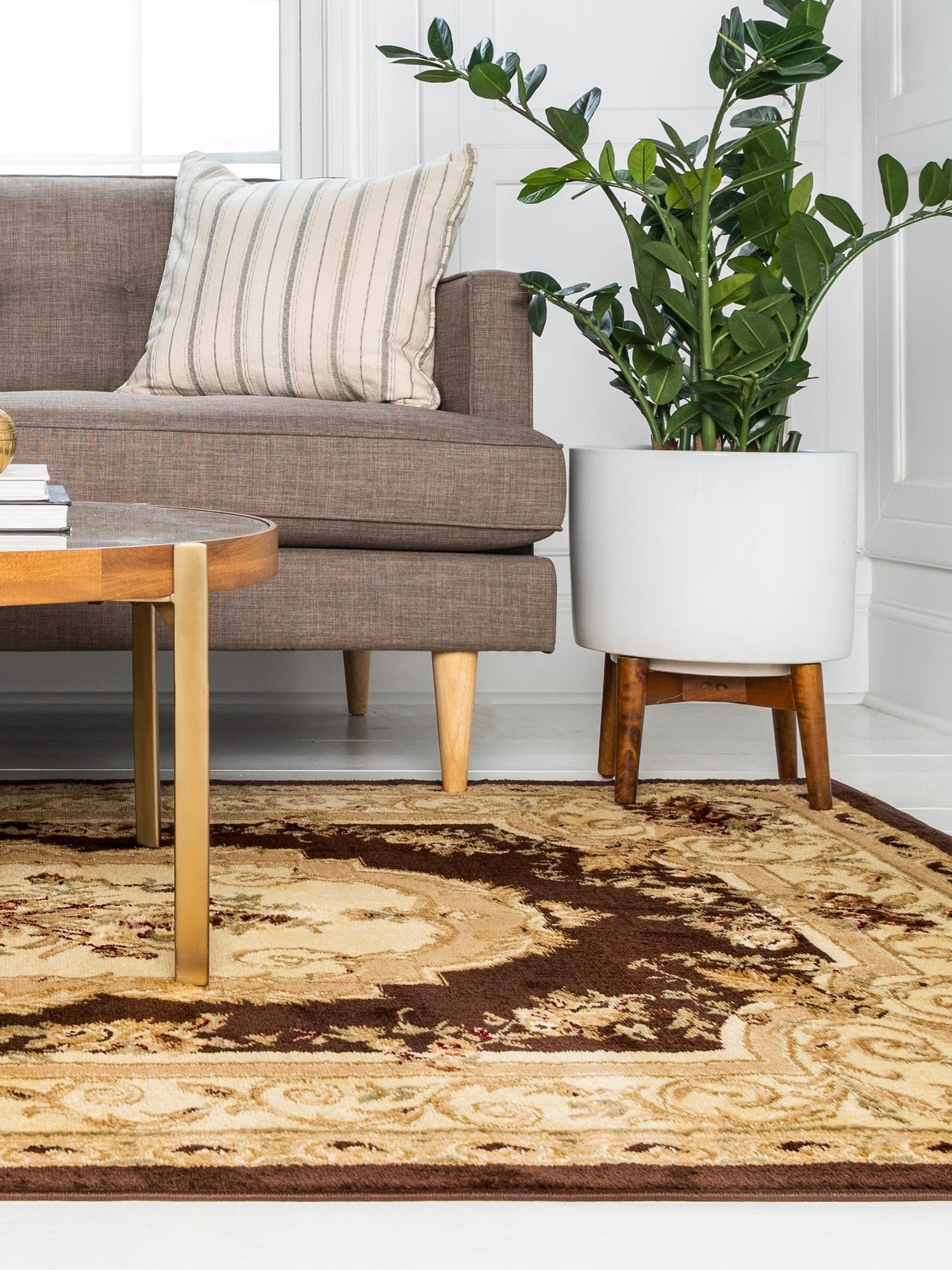 Brown 10' x 13' 1 Versailles Rectangle Area Rug