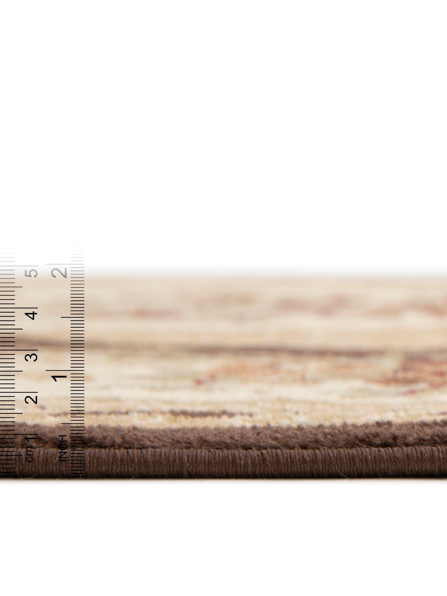 Brown 2' 7 x 10' Versailles Runner Area Rug