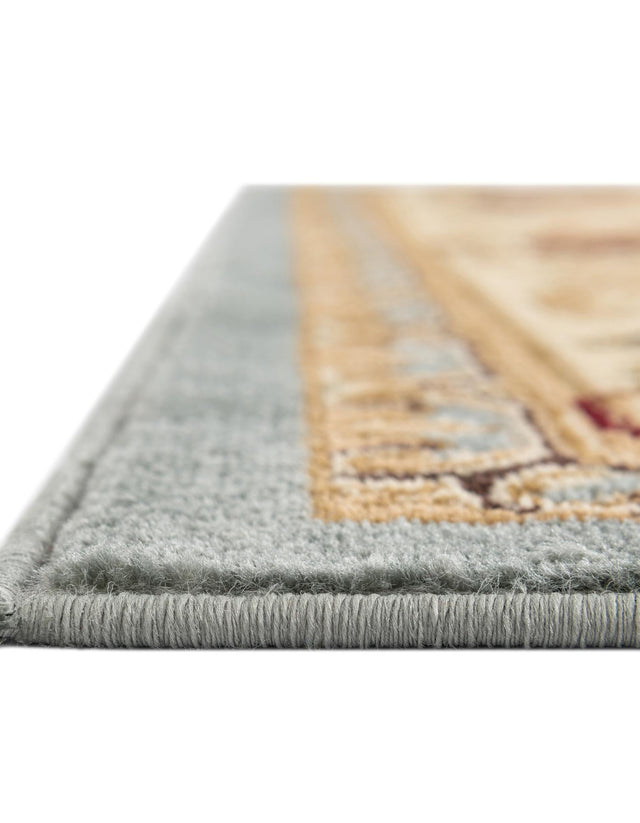 Light Blue 3' 1 x 5' 3 Versailles Rectangle Area Rug Classic Traditional Motif Indoor Carpet for Hallways, Dining Rooms, Bedrooms, Living Room, Office for Sale at Rug Engine