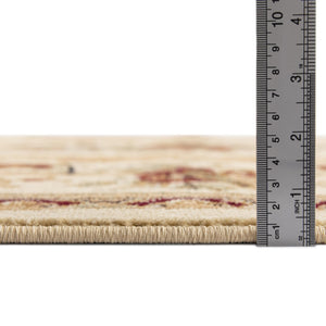 Cream 10' 6 x 16' 5 Versailles Rectangle Rug